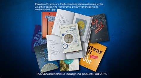 Zavod za udžbenike POPUST POVODOM MEĐUNARODNOG DANA MATERNJEG JEZIKA