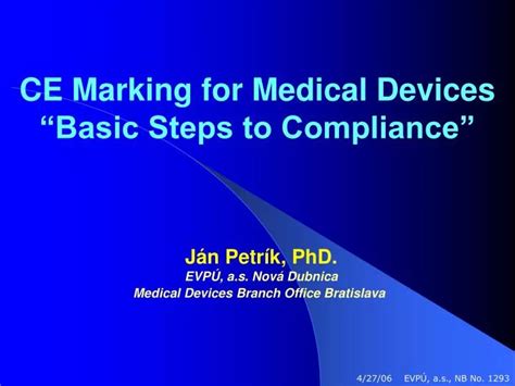 PPT CE Marking For Medical Devices Basic Steps To Compliance