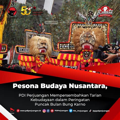 PDI Perjuangan On Twitter Pesona Budaya Nusantara Berupa Tarian