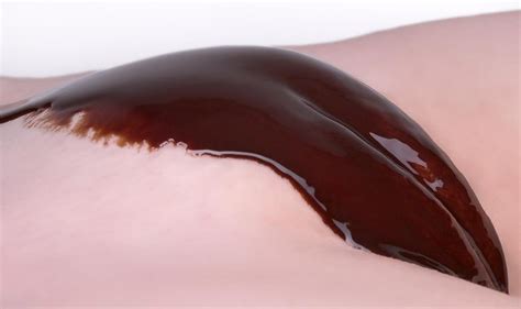 Skin Chocolate Close Up Chocolate Syrup Brown Porn Pic