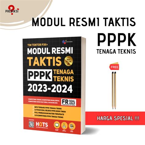 Jual BUKU PPPK TENAGA TEKNIS MODUL RESMI TAKTIS PPPK TENAGA TEKNIS