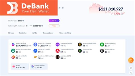 You Can Now Use DeBank For PulseChain Portfolio Viewing Analytics