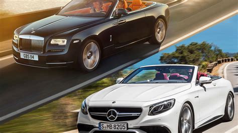 S Klasse Cabrio Vs Rolls Royce Dawn Duell Der Luxus Cabrios AUTO