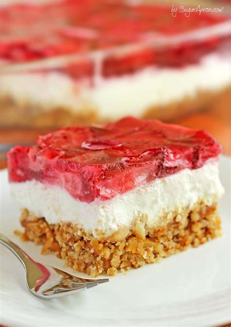 The Most Satisfying Strawberry Pretzel Jello Dessert How To Make