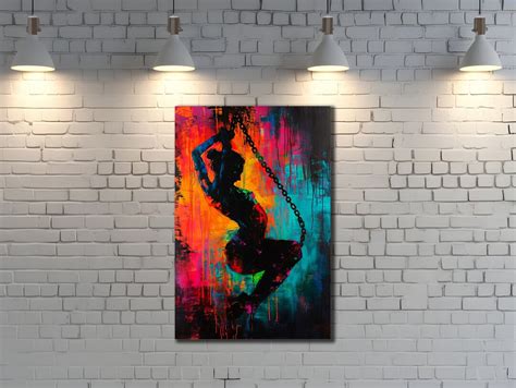 Naked Woman Canvas Painting Nude Print For Bedroom Decor Nude Woman Print Art Colorful Woman