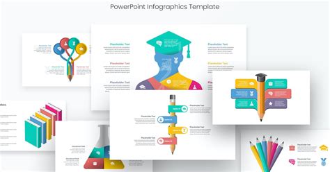 Pro Education Infographics PowerPoint Template Incl. education & educational - Envato Elements