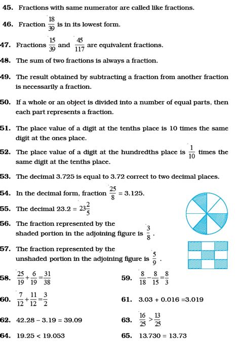 Fractions Decimals And Percentages Worksheets Gcse