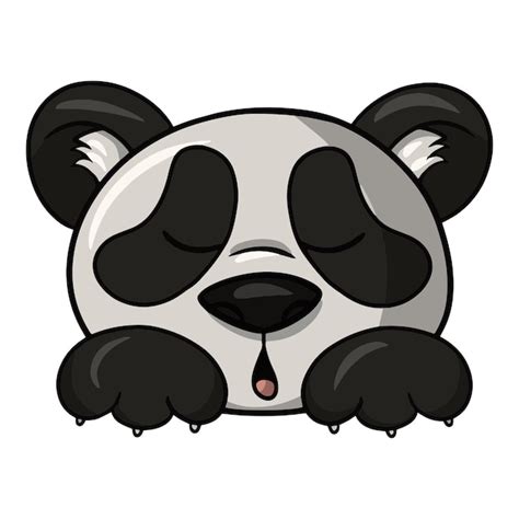 Panda Bonitinho Est Dormindo Pandas Fofos Fofos Em Ilustra O Vetorial