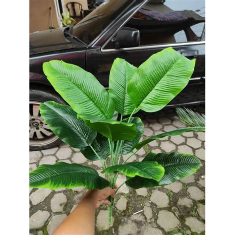 Jual Daun Pisang Daun Artificial Daun Palsu Pohon Pisang