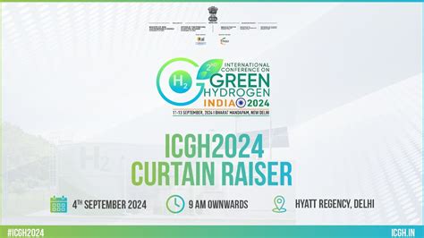 Curtain Raiser International Conference On Green Hydrogen 2024 YouTube