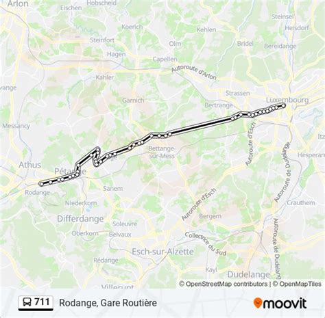 711 Route Schedules Stops Maps Rodange Gare Routière Updated