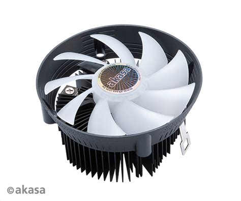 Akasa Announces The Vegas Chroma Cpu Cooler With Argb Lighting