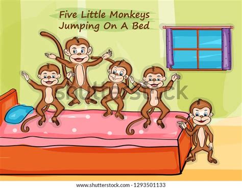 22 Monkeys Jumping On Bed Images, Stock Photos, and Vectors | Shutterstock