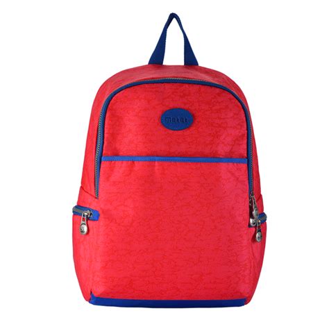 Red school backpack for girls,China backpack production manufacturers