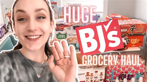 Huge Bjs Wholesale Club Grocery Haul Youtube