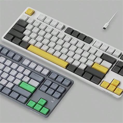 AJAZZ AJAZZ AK Triple Mode Hot Swap Mechanical Keyboard MDA Thermal Sublimation Keycaps RGB