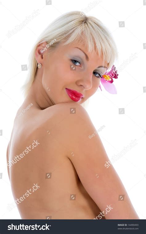 Portrait Nude Blonde Blue Eyes On Stock Photo Shutterstock