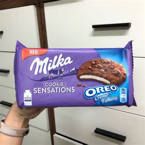 Milka Cookie Sensations Oreo Creme Füllung มลกาคกกรสโอรโอสอดใส