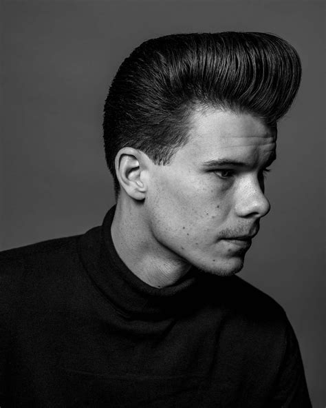 Greaser Hairstyle Men