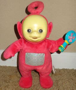 Red Talking Teletubby Teletubbies PO with Rattle Doll Toy 15" Tall | eBay