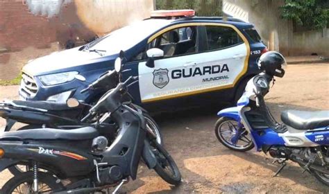 Guarda Municipal recupera 4 motos no Jupira em Foz do Iguaçu