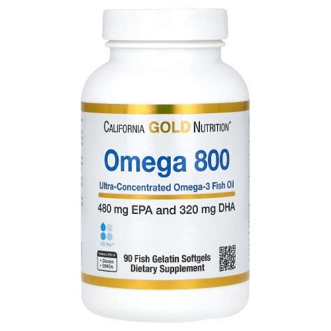 California Gold Nutrition Omega Pharmaceutical Grade Fish Oil