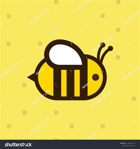 Honey Bee Icon Honey Flying Bee Stock Vector Royalty Free 1494829751