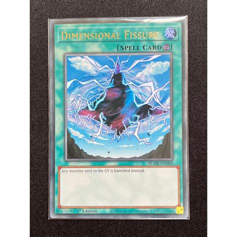 Thẻ bài Yugioh TCG UK BLMR EN088 Dimensional Fissure Ultra