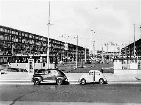 Pleinweg Tram Eindpunt Mijnsherenlaan 1958 Rotterdam Openbaar