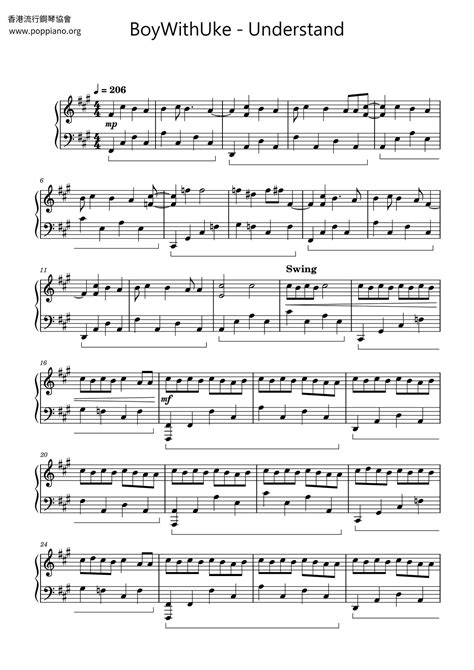 Boywithuke Understand Sheet Music Pdf Free Score Download ★