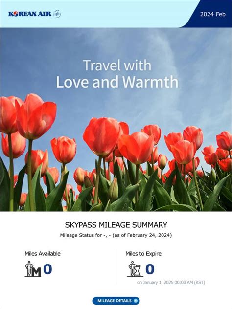 Korean Air Korean Air Your Skypass Insight February Milled