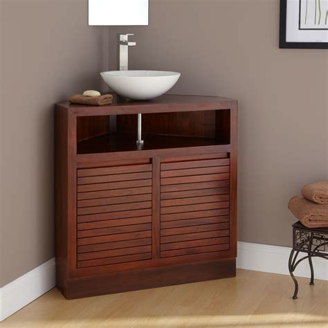 Corner Vanity Set – Solution for Small Space – HomesFeed