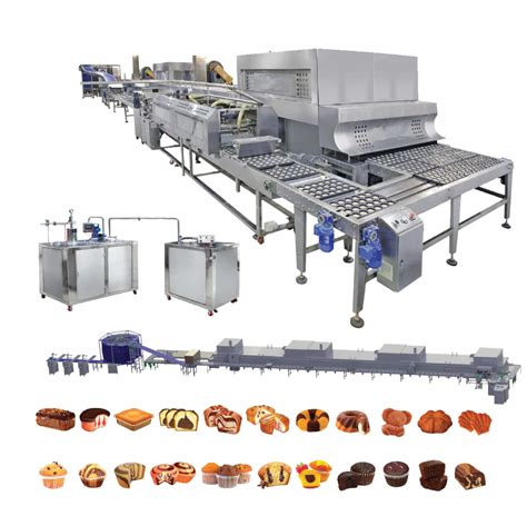 Complete Semi Automatic Full Automatic Cup Cake Production Line Masema