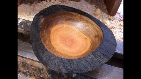 Richard Raffan Turns And Burns To Create A Natural Edge Bowl YouTube