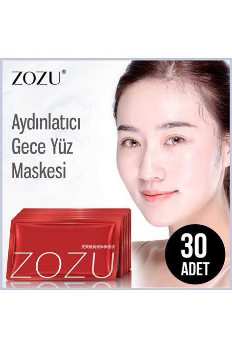 Zozu ® Yüz Maskesi Kitosanlı Anti Age Maske 30 Adet - Fiyatı, Yorumları