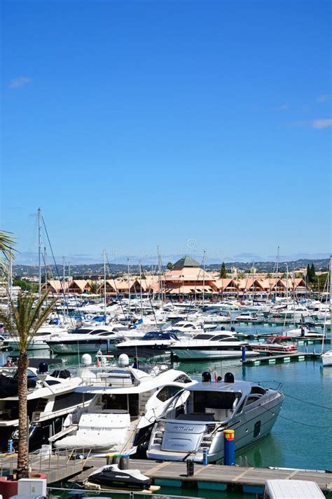 Boats in Vilamoura Marina, Portugal. Editorial Photography - Image of ...