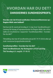 Invitation til Møde om Danskernes Sundhedsprofil Hjerteforeningen