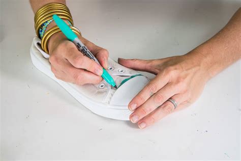 How To Tie Dye Shoes With Sharpie Markers At Charlotte S House