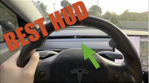 Best Heads Up Display New Hidden HUD For Tesla YouTube