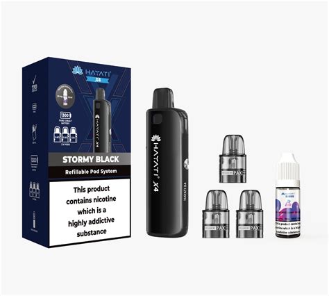 Hayati X4 Refillable Pod Kit Vape At Door