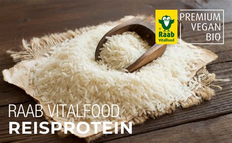 Raab Vitalfood Bio Reis Protein Pulver Mit Pflanzlichem Eiwei