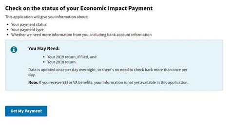 Get My Payment” Stimulus Check Status Tool Updated By The IRS ...