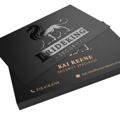 Buy Custom Raised Foil Business Cards Optamark