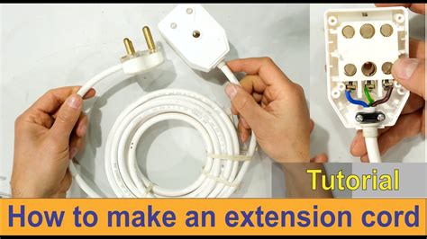 How To Make Your Own Extension Cord South African Plug And Janus