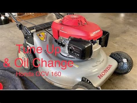 Scott S Garage Tune Up And Oil Change Honda Gcv Lawnmower Youtube