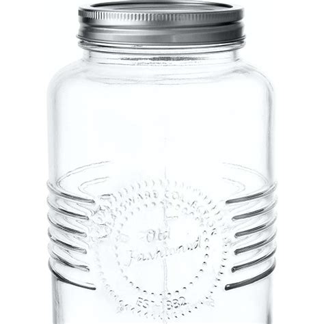 Salisbury And Co Old Fashioned Mason Jar With 2pc Lid 2l Woolworths