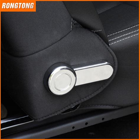 Doors Abs Seat Adjust Side Button Handle Knob Cover For Jeep