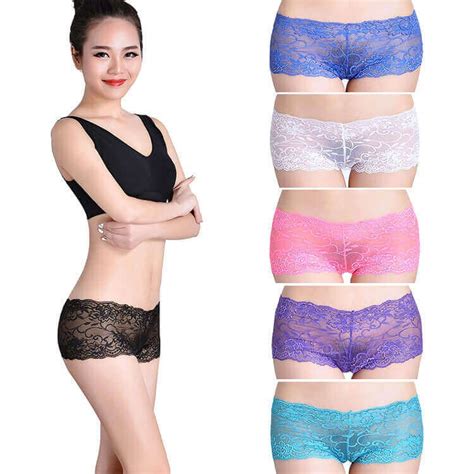 Jual Celana Dalam Wanita Sexy Cd Model Sperti Boxer Premium Transparan