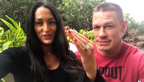 John Cena Designed Nikki Bellas Engagement Ring Hear The Sweet Story