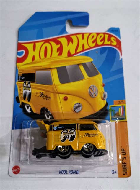 F Hot Wheels Kool Kombi Mooneyes Yellow Hobbies Toys Toys Games